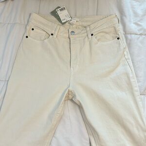 Cream H&M straight leg jeans